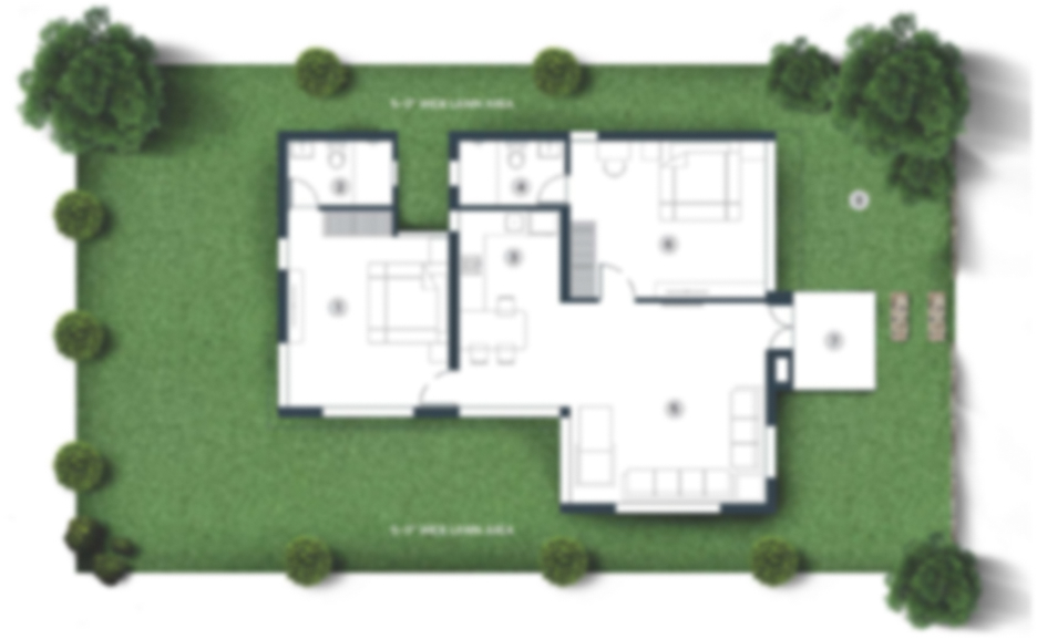 2 BHK Plan (blurred)
